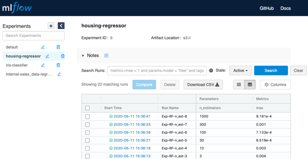 MLOps, Part 1: Organise your ML Experiments with MLFlow on AWS