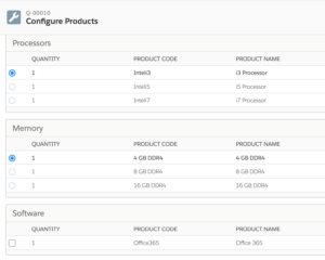 Bundled Products Screenshot