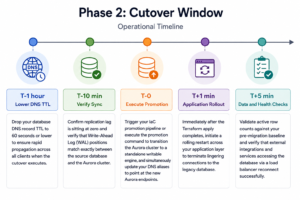 RDS PostgreSQL to Aurora Migration - TimeLine