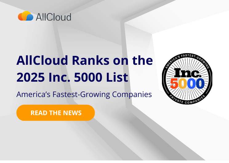 AllCloud Ranks No. 4283 on the 2025 Inc. 5000 List of America’s Fastest ...